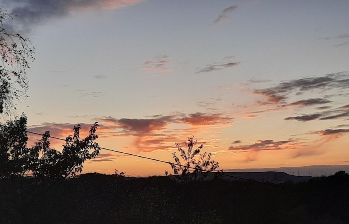 Abendhimmel Richtung Etgert/Gielert (Foto: Manfred Rentmeister), veröffentlicht: 17.10.2020