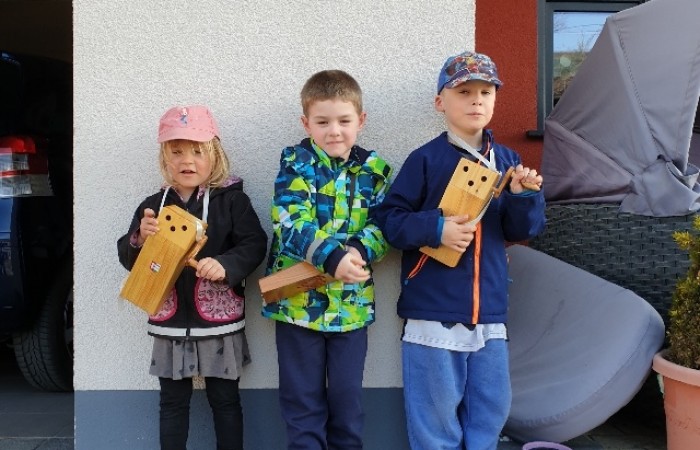 Elayne Nowrot, Pepe Lorscheter und Logan Nowrot, Morscheid